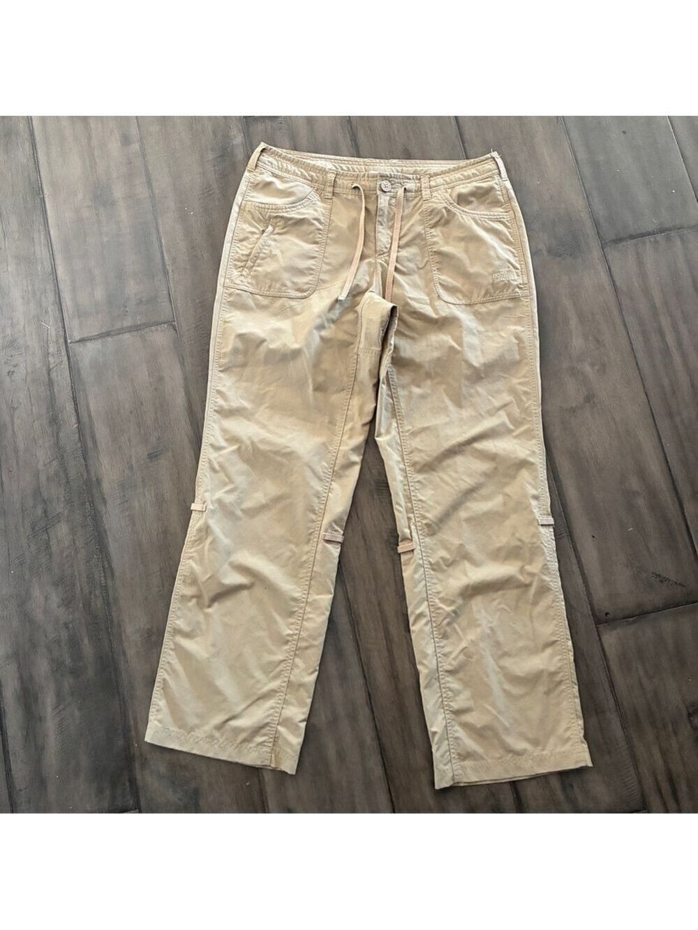 The North Face Khaki Tan Hiking Outdoor Climbing Nylon Pants - Size 12